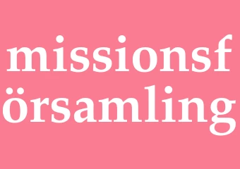 Synonym missionsförsamling