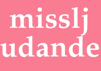 Synonym missljudande