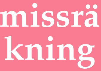 Synonym missräkning