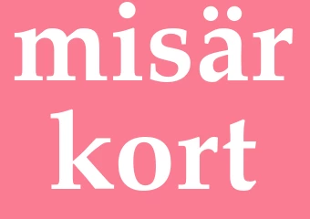 Synonym misärkort