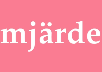 Synonym mjärde