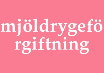 Synonym mjöldrygeförgiftning