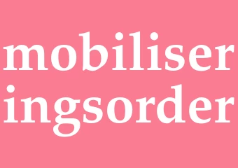 Synonym mobiliseringsorder