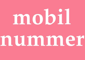 Synonym mobilnummer