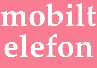 Synonym mobiltelefon