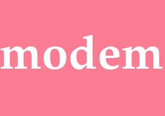 Synonym modem