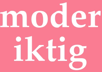Synonym moderiktig