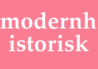 Synonym modernhistorisk