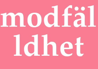 Synonym modfälldhet