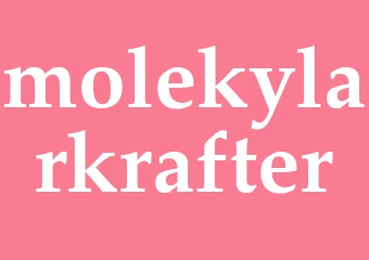 Synonym molekylarkrafter