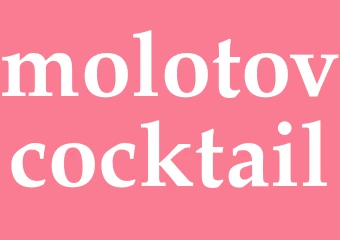 Synonym molotovcocktail