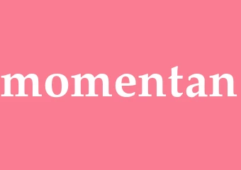 Synonym momentan