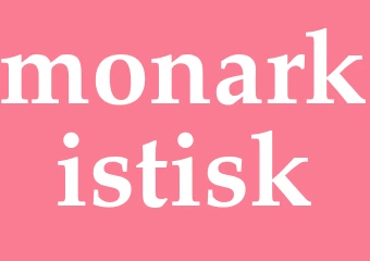 Synonym monarkistisk