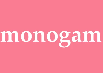 Synonym monogam