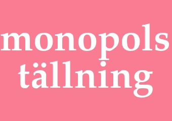 Synonym monopolställning