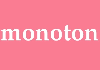 Synonym monoton