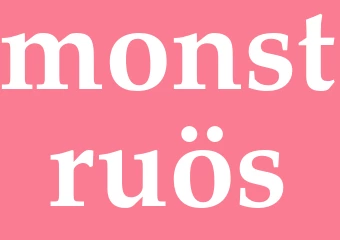 Synonym monstruös