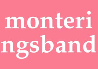 Synonym monteringsband