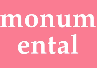 Synonym monumental