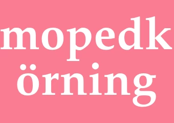 Synonym mopedkörning