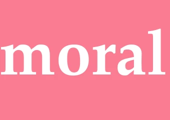 Synonym moral