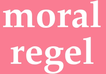 Synonym moralregel