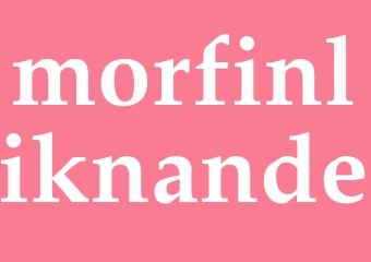 Synonym morfinliknande