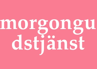 Synonym morgongudstjänst