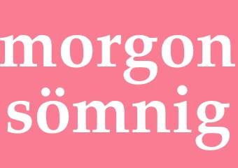 Synonym morgonsömnig