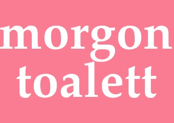 Synonym morgontoalett