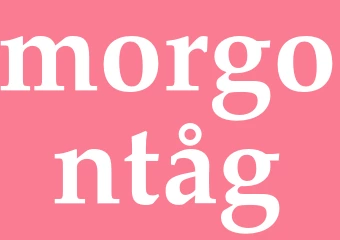 Synonym morgontåg