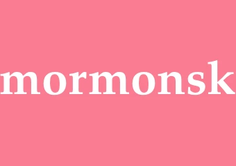 Synonym mormonsk