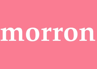 Synonym morron