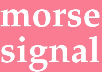 Synonym morsesignal
