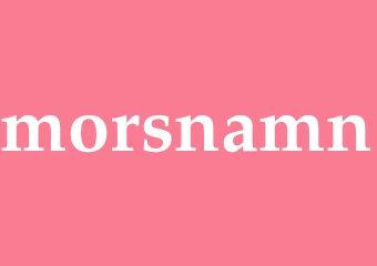 Synonym morsnamn