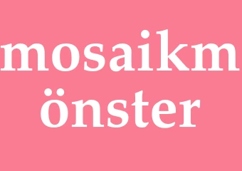 Synonym mosaikmönster