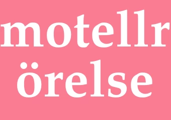 Synonym motellrörelse
