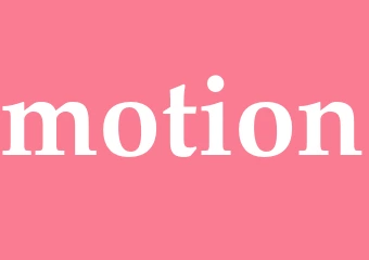 Synonym motion