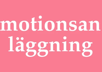 Synonym motionsanläggning