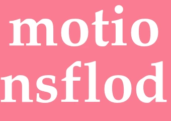 Synonym motionsflod