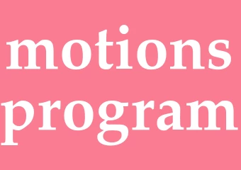 Synonym motionsprogram