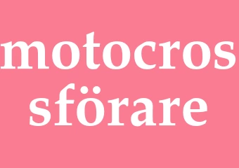 Synonym motocrossförare