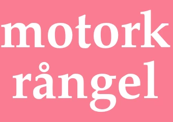 Synonym motorkrångel