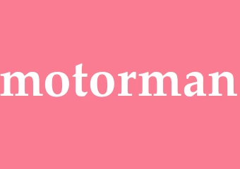 Synonym motorman