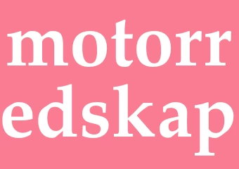 Synonym motorredskap