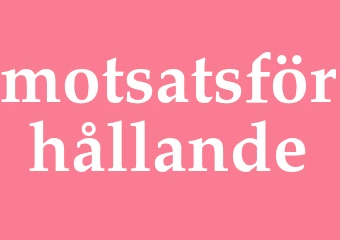 Synonym motsatsförhållande