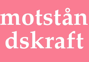 Synonym motståndskraft
