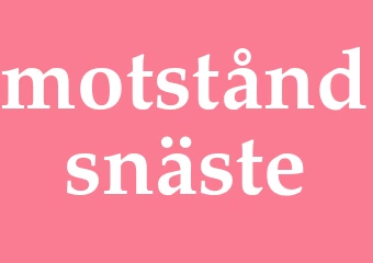 Synonym motståndsnäste