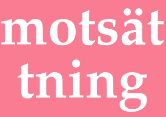 Synonym motsättning