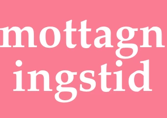 Synonym mottagningstid